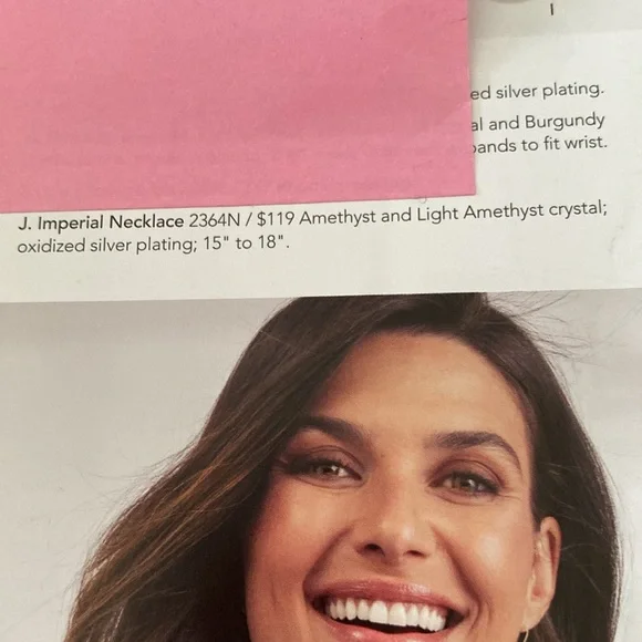 💜 Touchstone necklace, NIB, lovely!!! - Picture 7 of 8